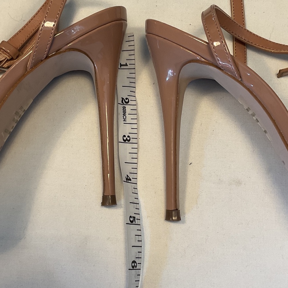 Steve Madden Nude Bow Strap Heels - Picture 4 of 8